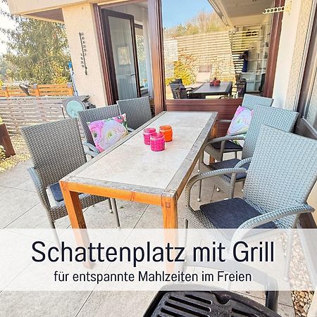 Sonnenterrasse - 3 Schlafzimmer, Whirlpool & Alpenblick - Perfekt Fuer Romantik Oder Familienurlaub Mit Kind , Hund Willkommen By Ferienwohnenamsee - 于伯林根 外观 照片