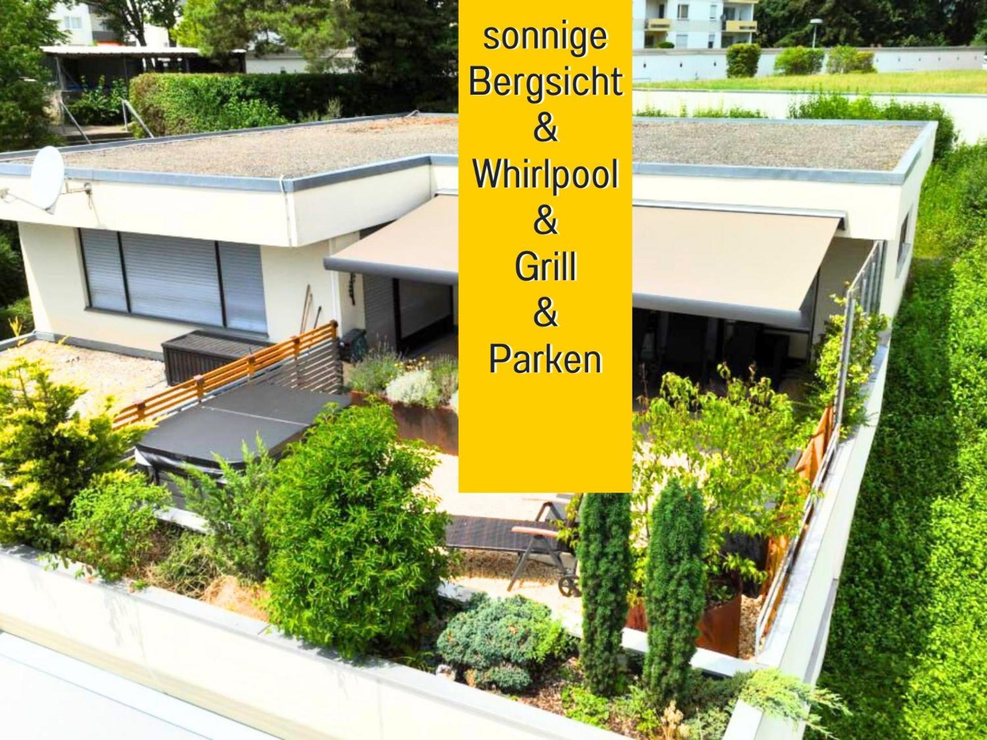 Sonnenterrasse - 3 Schlafzimmer, Whirlpool & Alpenblick - Perfekt Fuer Romantik Oder Familienurlaub Mit Kind , Hund Willkommen By Ferienwohnenamsee - 于伯林根 外观 照片